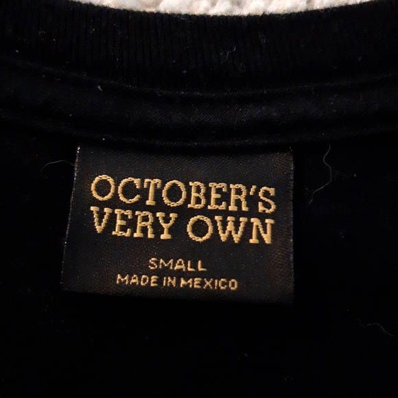 October's Very Own - Pom Pom T Shirt Black - Picture 3 of 4